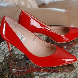 Kate Spade Red Patent Leather Pointy Toe Pumps